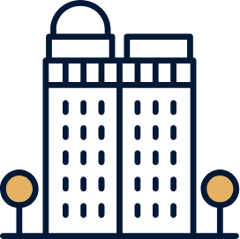 icon of a city building